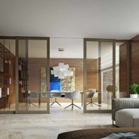 l'idée d'utiliser des partitions dans l'image de conception de la maison