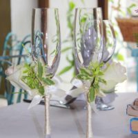 la idea de un hermoso diseño del diseño de la imagen de gafas de boda