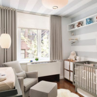 Couleurs pastel dans la conception d'une chambre pour un enfant