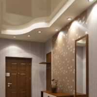 Plafond à deux niveaux dans le couloir