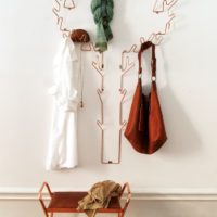 Crochet mural design dans le couloir