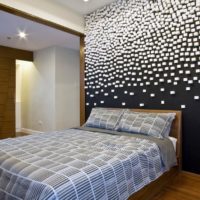 Mur design de la chambre matrimoniale