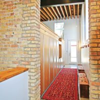 Mur de style loft couloir étroit