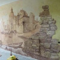 Utilisation de plâtre texturé pour la fabrication de panneaux