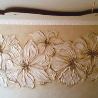 Panneau de stuc décoratif à faire soi-même