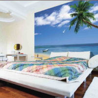 Thème marin pour les peintures murales dans la chambre