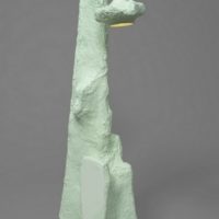 Lampe originale en papier mâché