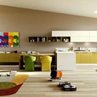 version d'un décor de chambre magnifique dans le style de l'image pop art