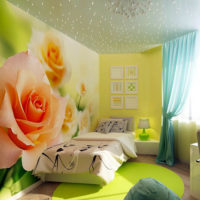 Papier peint photo réaliste à l'intérieur de la chambre