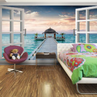 Chambre à coucher sur le thème du dessin animé