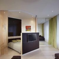 version du beau design de la chambre à coucher du salon photo 20 mètres