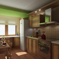 variante d'une photo de projet de design de cuisine lumineuse