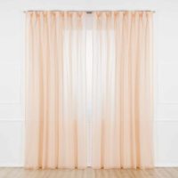 exemple d'une combinaison de belle couleur pêche dans la conception d'une photo d'appartement