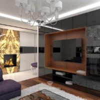 Un ejemplo de un estilo inusual de una sala de estar photo