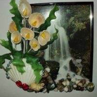 variante d'artisanat inhabituel pour l'intérieur de l'appartement photo