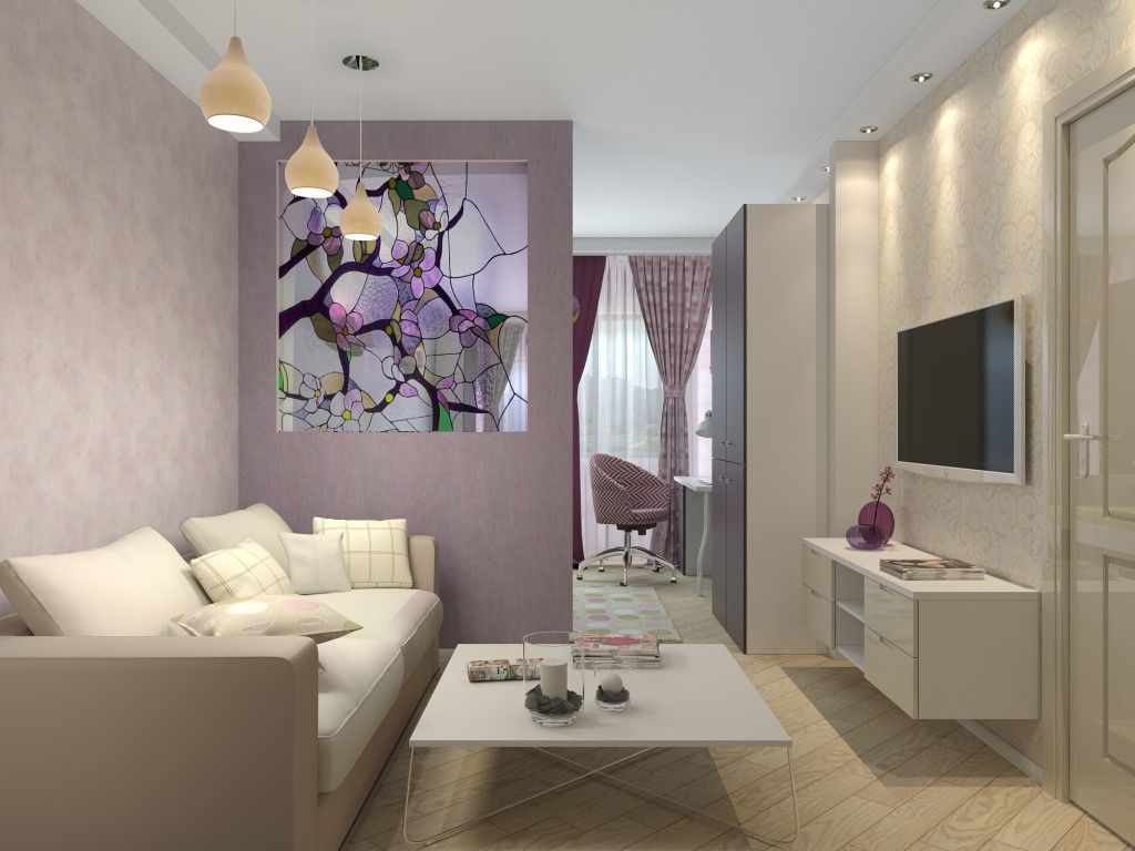 un ejemplo de un estilo de sala vibrante