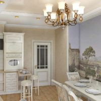 version d'une photo de design d'intérieur de cuisine insolite