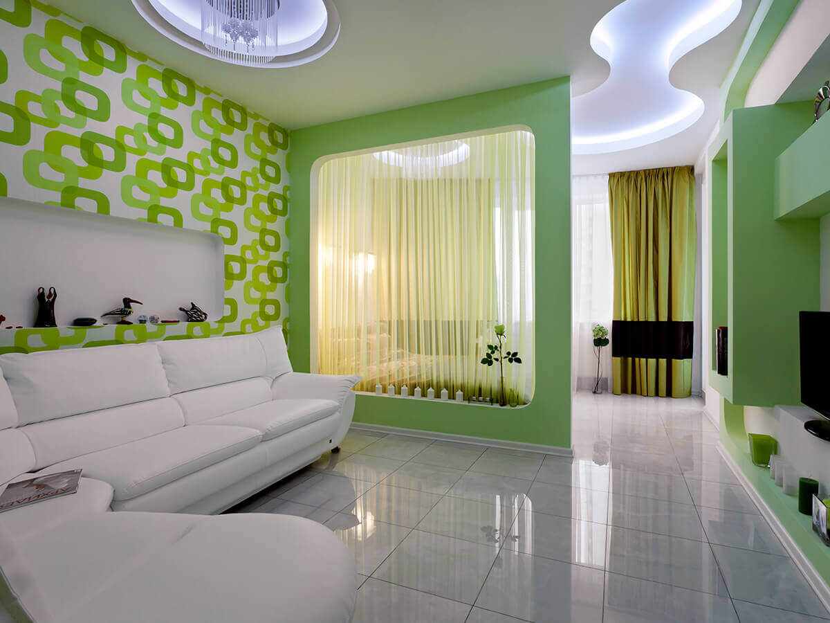 option lumineux intérieur salon chambre à coucher de 20 mètres