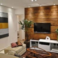 Petit salon dans un appartement en ville