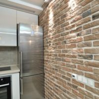 Cuisine de style loft dans un studio