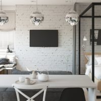 Studio 37 m² de style industriel