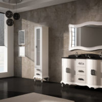 Salle de bain de style néoclassique