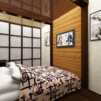 Intérieur confortable d'une petite chambre