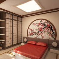 Décoration de chambre de style japonais