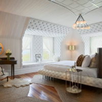 Habiller les fenêtres des chambres avec du tissu pour meubles