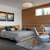Arbre dans la conception de la chambre de la maison privée