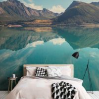Paysage naturel à l'intérieur d'une chambre