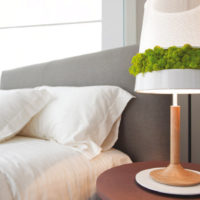 Lampe de chevet en mousse