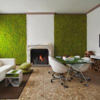 Phytostall vert de mousse décorative