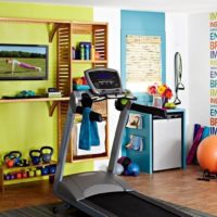 Lettrage de style salle de sport