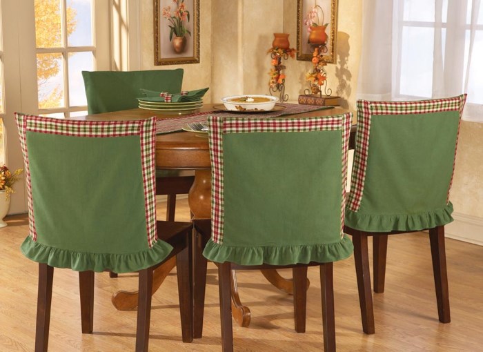 Fundas para sillas de cocina de bricolaje