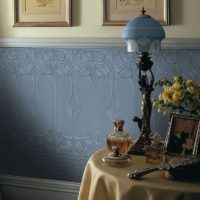 Papier peint texturé à peindre à l'intérieur de la pièce