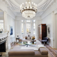 Moulures de chambre de style classique
