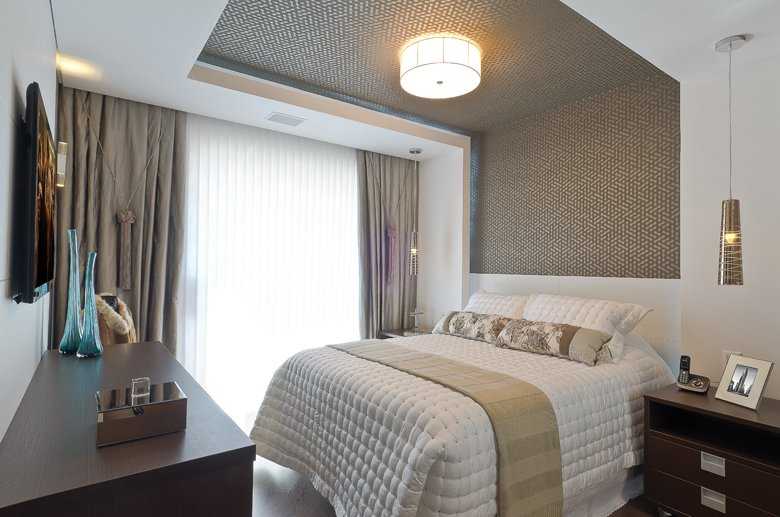 Dormitorio de diseño en un estilo moderno.