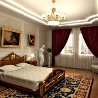 Lumière vive dans une chambre de style classique