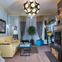 Lustre Pop Art dans le salon