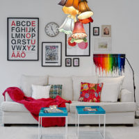 Lustre avec des nuances textiles brillantes