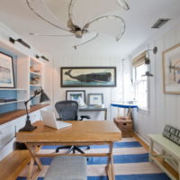 Images sur le thème marin à l'intérieur du salon