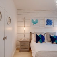 Poisson-oreiller dans une chambre lumineuse