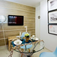 Salon d'une maison privée dans le thème marin