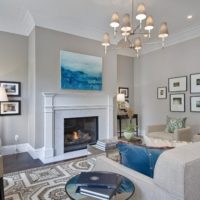 Style nautique dans un salon classique