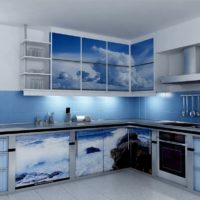 Meubles de cuisine de style marin