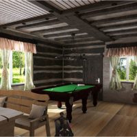 Projet de conception d'une salle de bain avec billard