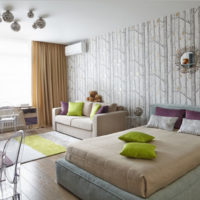 Intérieur d'une chambre d'enfants spacieuse
