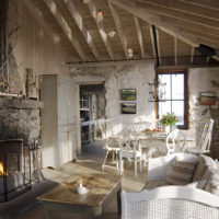Salon de maison de campagne