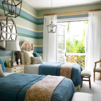 Style marin dans la conception d'une chambre d'enfants
